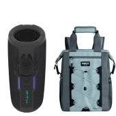 COMBO PARLANTE 30W FTX NEGRO + BOLSA TERMICA IGLOO GRIS
